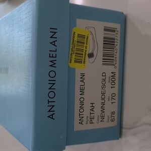 Antonio Melani Petah jeweled flats in gold